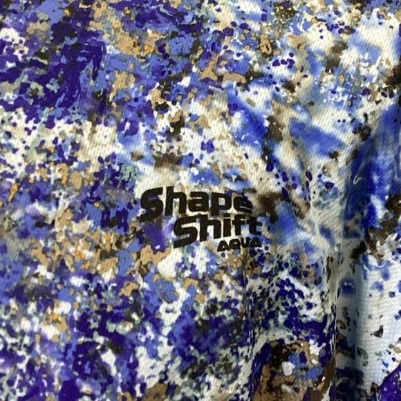 Gamehide Womans XL Shape Shift Aqua Polyester Long Sleeve Crew Neck Tee Shirt - Picture 2 of 6